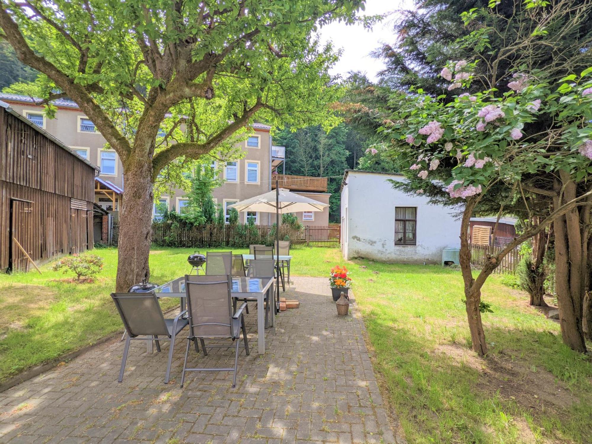 Helle gemütliche Wohnung mit Terrasse und Pool - H2 Sebnitz Exterior foto